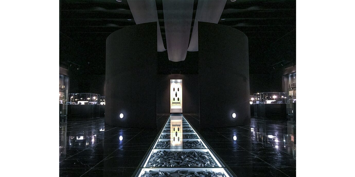 埋蔵文化財センター展示室の様子